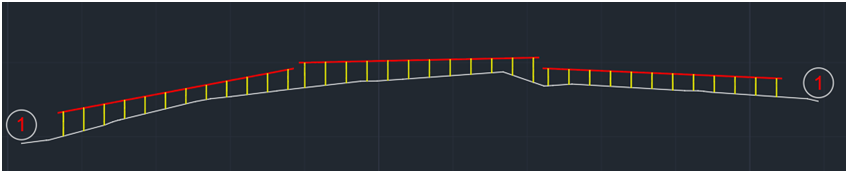 Candela3D | 生成支架布置剖面图，自动平顺东西相邻支架